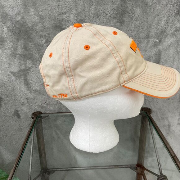 Tennessee Volunteers Vols Hat Cap Drew Pearson adj. Strap back Tan/ Orange - Picture 4 of 6